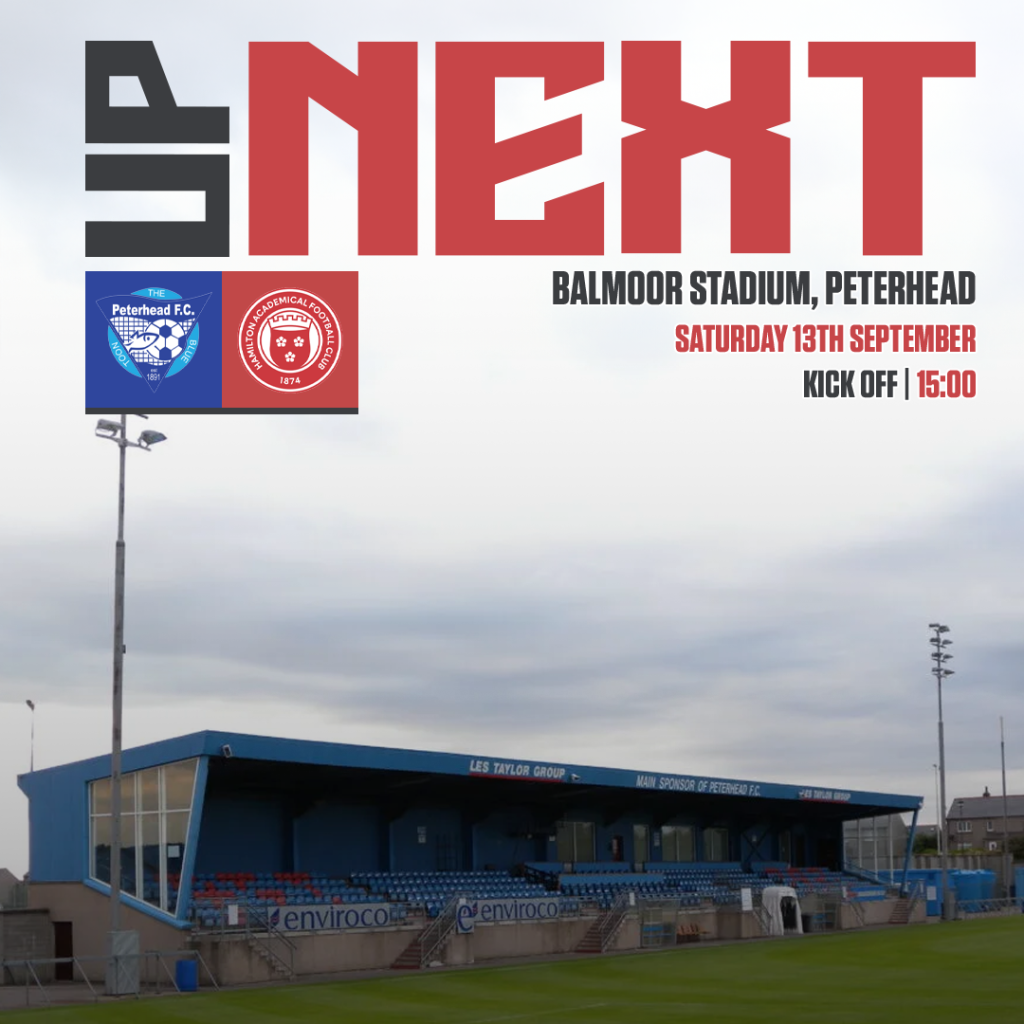 Peterhead FC v Hamilton Accies | Match Preview