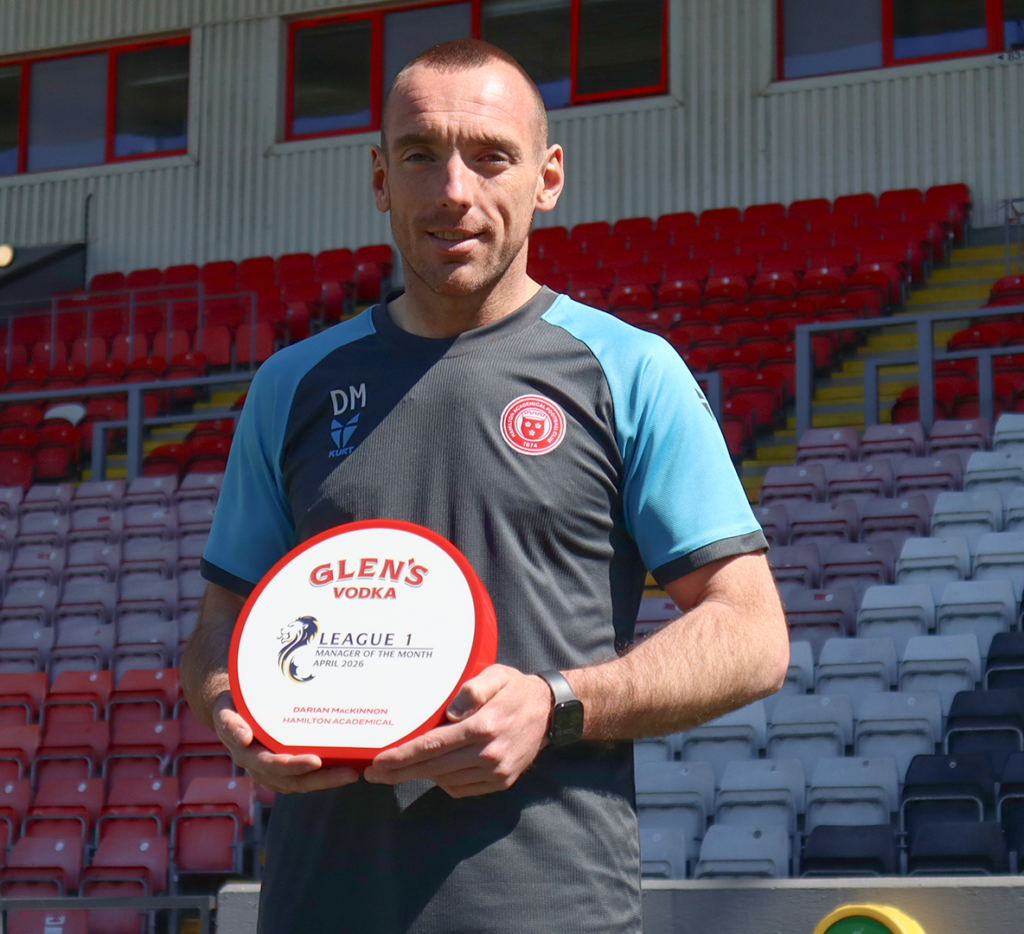 Darian MacKinnon named Manager Of The Month.
